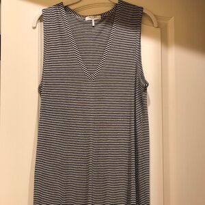 Rag & Bone black/white stripe midi dress size S/P